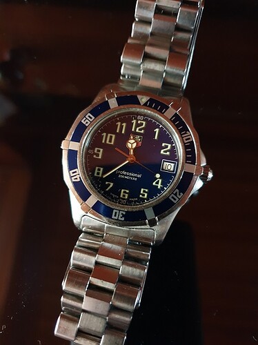 tag heuer silver blue  WM1113
