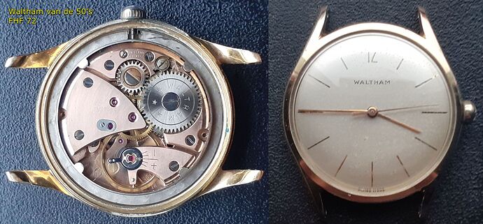 Waltham  FHF 72    50's