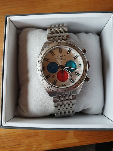 horloge in de doos