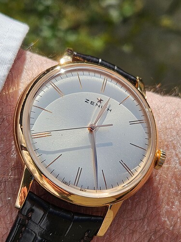 zenith elite 6150 rose gold #12