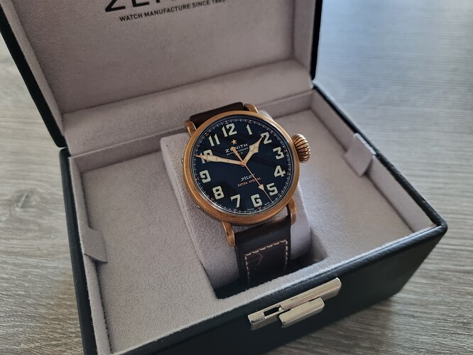 Zenith pilot type 20 bronze sale