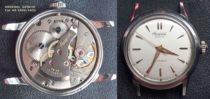 Arsenal Genève 34 mm staal