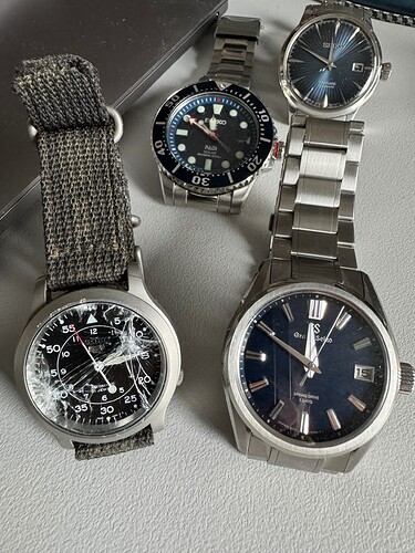 Seiko 5 glas stuk