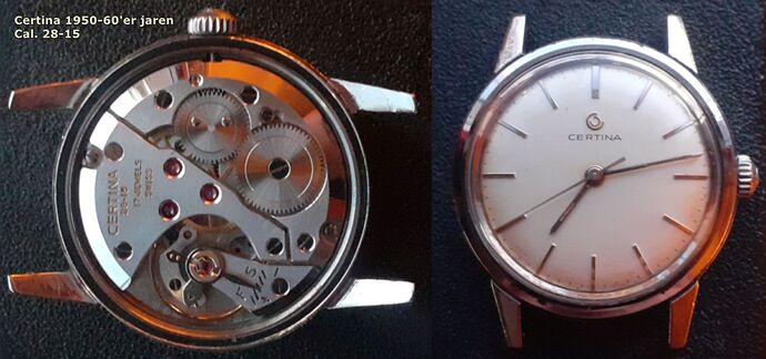 Certina 1950-60'er jaren