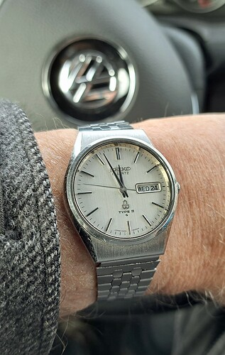 Seiko quartz type 2 (2) 7546 wit 24-01-2024