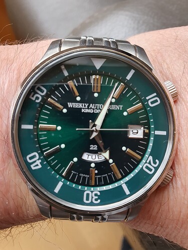 Oriënt king diver dinsd. 9e