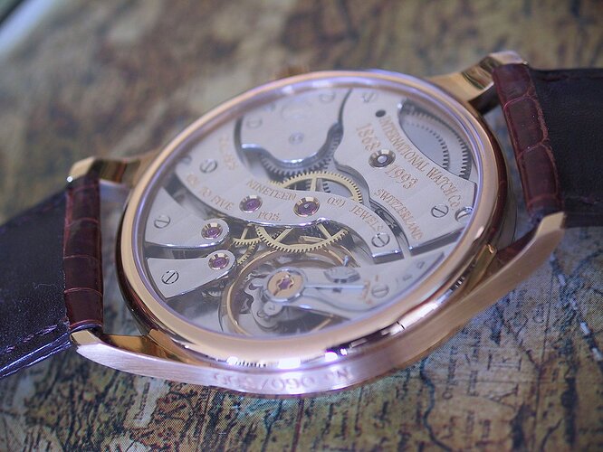 IWC portuguese jubilee rg  1993