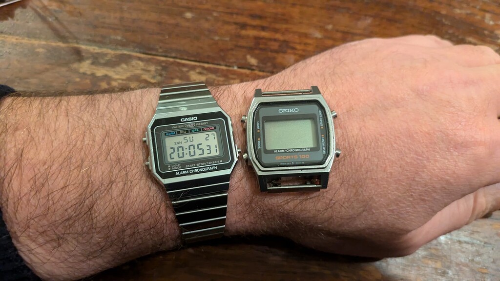 seiko digitaal horloge