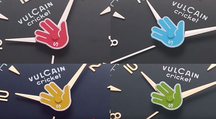 Vulcain salute cricket