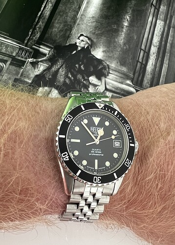 Heuer 1000 en Helmut Newton