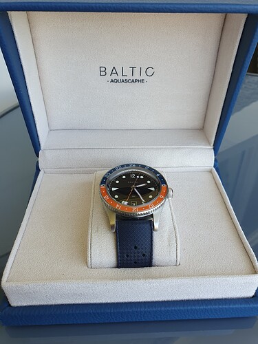 horloge in doos