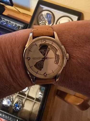 Hamilton viewmatic met B&S bandje