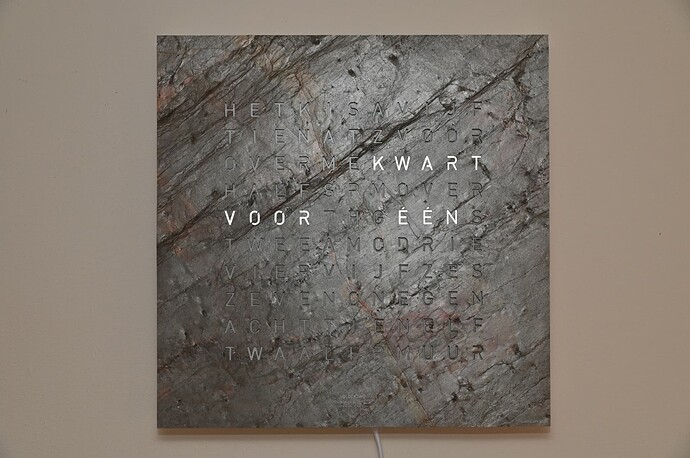 Klok aan de muur