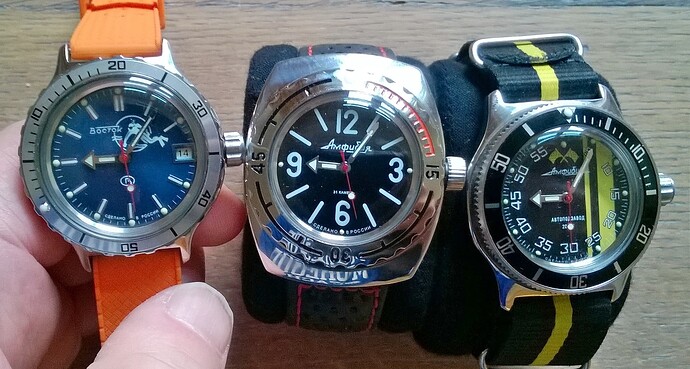 Eerste 3 amphibia's