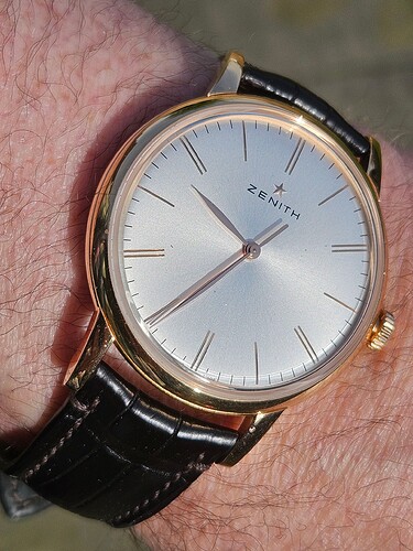 zenith elite 6150 rose gold #10