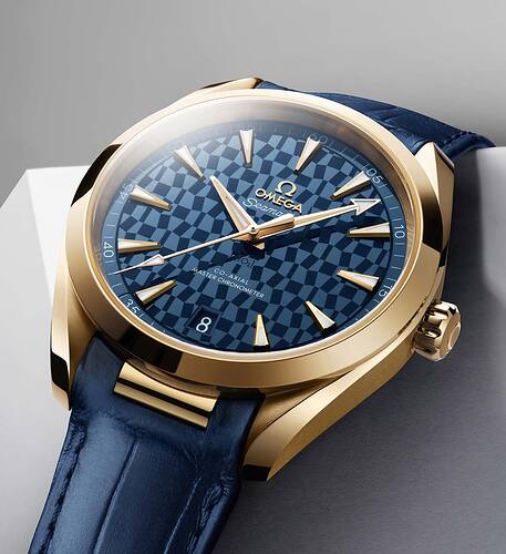 Omega Seamaster Aqua Terra Tokyo 2020 Gold Edition 006
