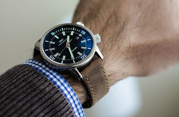 IWC 3231 aquatimer hirsch strap