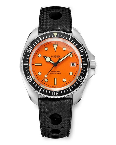 Diver 200M Automatic Diving Watch - Orange
