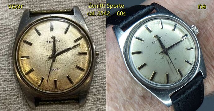 Zenith Sporto  cal. 2542    60s