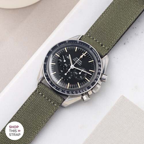 Bulang_and_Sons_Strapguide_Omega_Speedmaster_Professional_Safari_Olive_Canvas_Watch_Strap