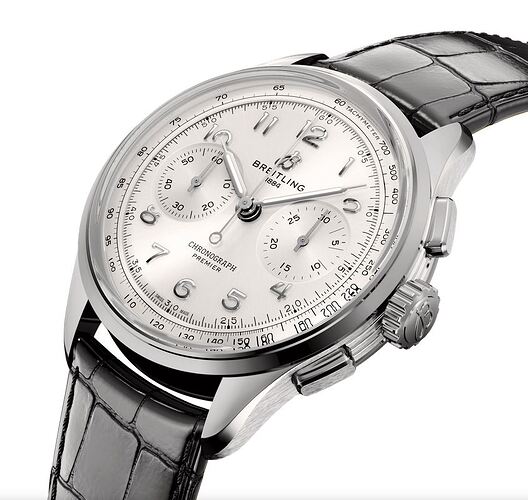 2024-03-01 15_50_28-Premier B09 Chronograph 40 Stainless steel - Silver AB0930371G1P1 _ Breitling —